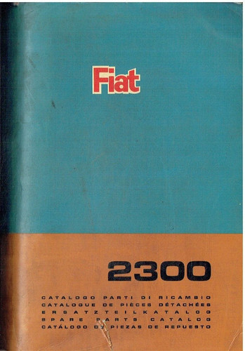Fiat 2300 berlina catalogo - fiat,