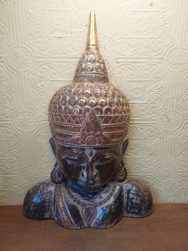 Large carved wooden - large,