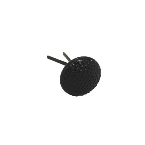 Bottone visiera pebbled nero - pebbled,