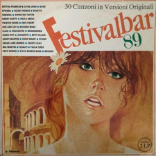 2 LP 33 Festivalbar '89 Roxette Sabrina Aretha Franklin & Elton John Stadio