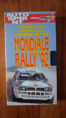 Mondiale rally 1992 vhs - rally,