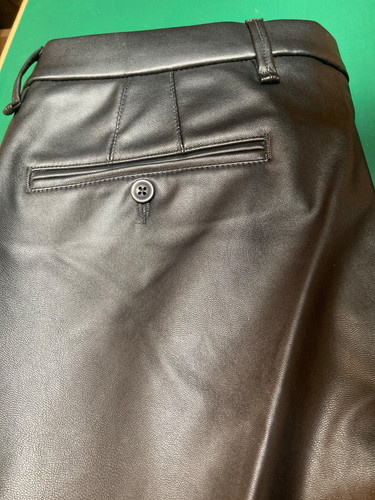 Pantalone uomo ecopelle