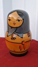MATRIOSKA/MATRIOSCA BAMBOLA RUSSA VINTAGE DA COLLEZIONE 8 PZ MISURA cm 10