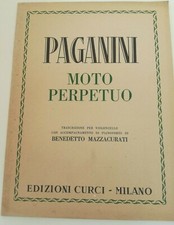 MOTO PERPETUO NICOLO PAGANINI BENEDETTO MAZZACURATI CURCI