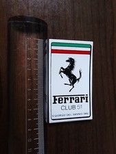 Adesivo Ferrari club benevento italia (sticker) 9 cm Ferrari sticker