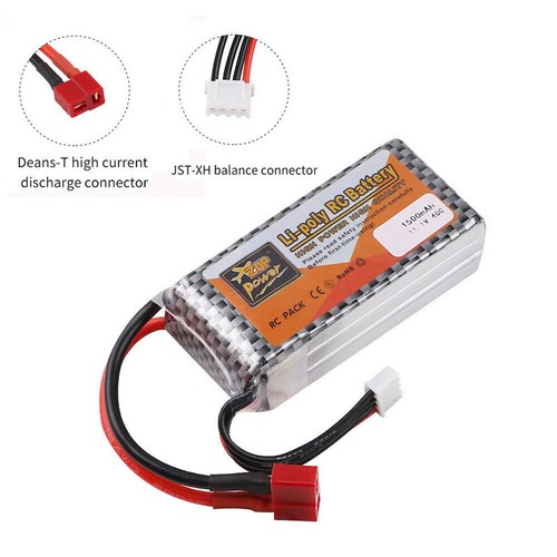 Batteria lipo 1500mah - 11.1v, 3s