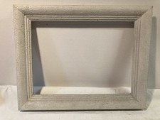 Cornice Legno Laccata Bianca Anni 50/60 Dimensioni Totali, 48 × 39 Cm