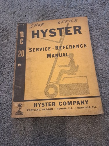 Manuale riferimento hyster - manuale, di