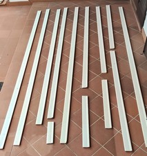 BATTISCOPA IN LEGNO BIANCO