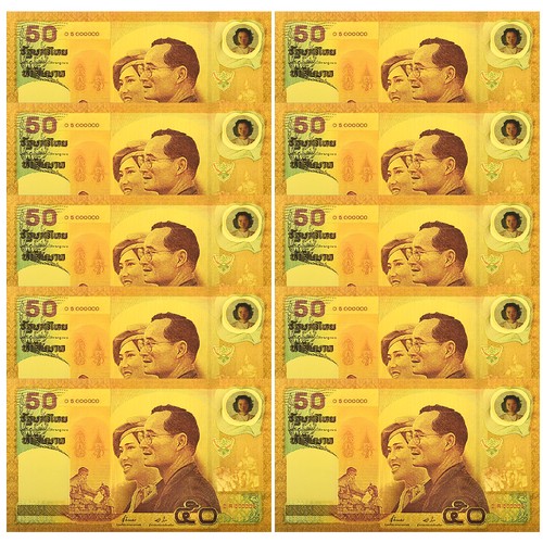 Banconota pezzi thailandia - 10,