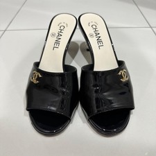 Sandali Chanel tacco perla