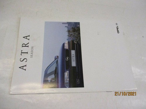Brochure astra stagione opel - brochure,