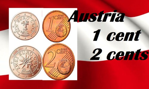 Monete austria centesimi - 1, 2