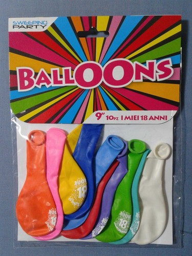 Palloncini anni colori - 18,