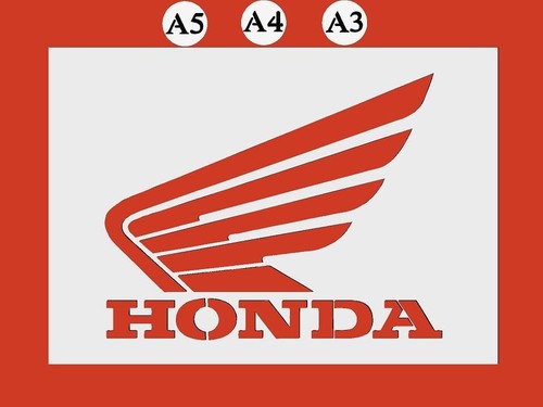 Stencil mylar moto honda - stencil,
