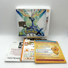 SCATOLA Pokemon X Nintendo 3DS BOX Originale Custodia ITA ITALIANO Con Manuale