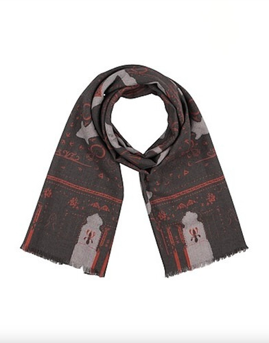 Sciarpa etro foulard marrone - etro,
