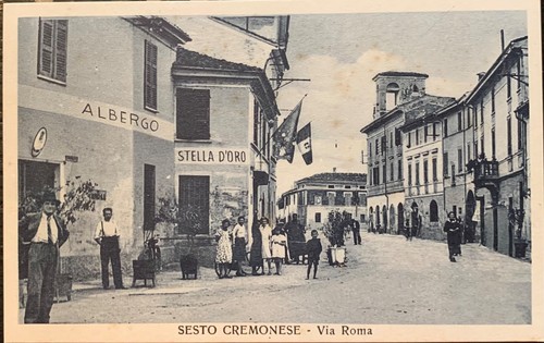 Cartolina sesto cremonese - sesto,