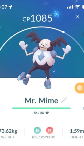 Shiny galarian mime - galarian,