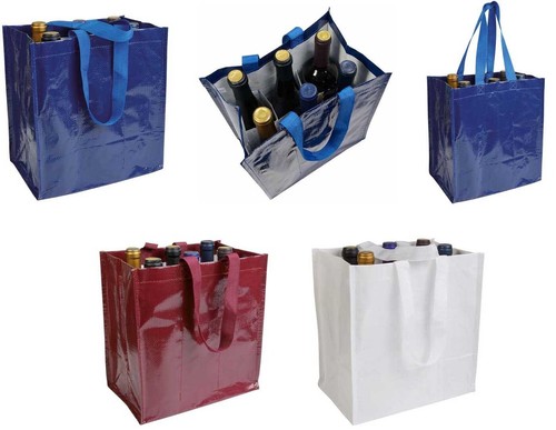 Shopper porta bottiglie - , (6