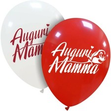 PALLONCINO 10 PZ  AUGURI MAMMA