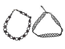 2 BLACK-PURPLE BLACK GLASS