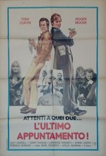 manifesto POSTER 2F ATTENTI A QUEI DUE ULTIMO APPUNTAMENTO roger moore 1977 R23