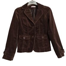 Giacca in velluto donna, Bangjuji, marrone, Tg. XL, elasticizzata, cotone, usata