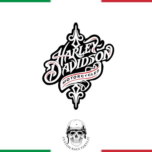Kit adesivi harley davidson - adesivi, harley-davidson