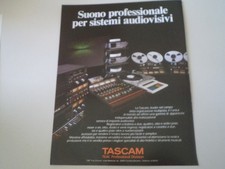 advertising Pubblicità 1986 TASCAM TEAC PROFESSIONAL DIVISION