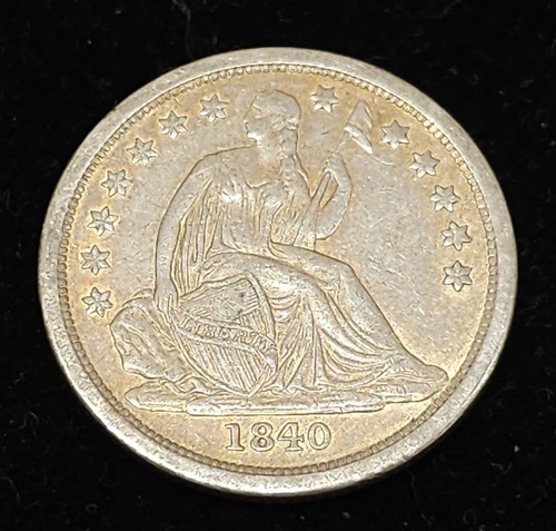 1840 seduto liberty dime - liberty, /