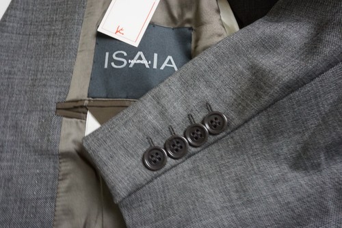 Isaia tinta unita grigio - tinta,