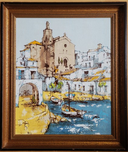 Tableau huile sur - **, de