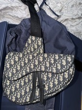 Borsa da sella Dior nera