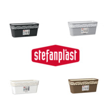 FIORIERA STEFANPLAST MADE IN ITALY 30x13x12H CM VARI COLORI CON RISERVA D'ACQUA