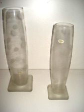 COPPIA DI VASI IN VETRO VINTAGE