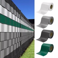 Strisce PVC Frangivista Per Balcone Ringhiera Fasce Frangivento Cancello 19x35mt