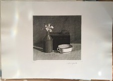 Vairo Mongatti, Natura morta, incisione, 50x70 cm