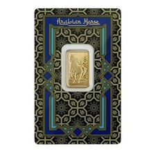 Pamp Suisse 5g Oro .999 Gold Cavallo Arabo / Arabian Horse