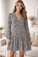 Abito ZARA nero bianco