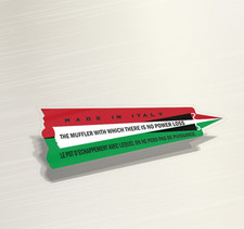 ADESIVO tricolore ABARTH 595