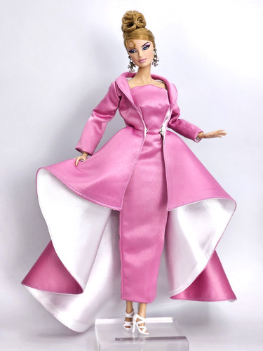 Giacca rosa cappotto abito