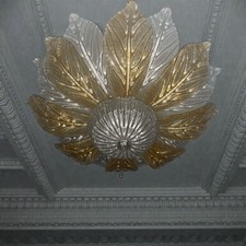 plafoniera da incasso in vetro