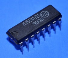 Nixie driver tubi ICs K155ID1