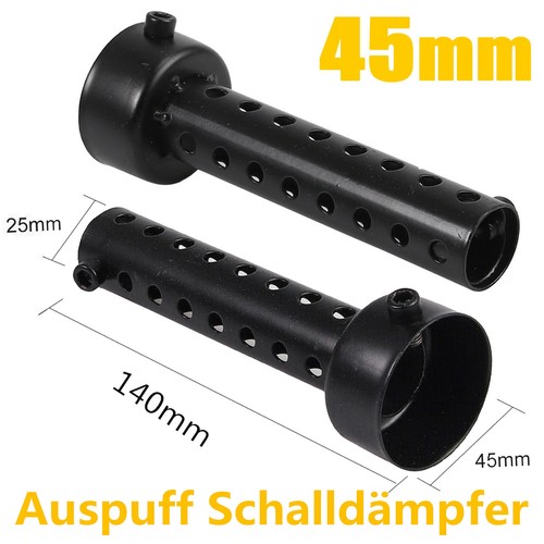 2pcs silenziatore scarico - 2pcs,