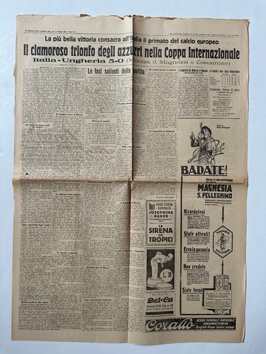 Meazza calcio italia ungheria - meazza,