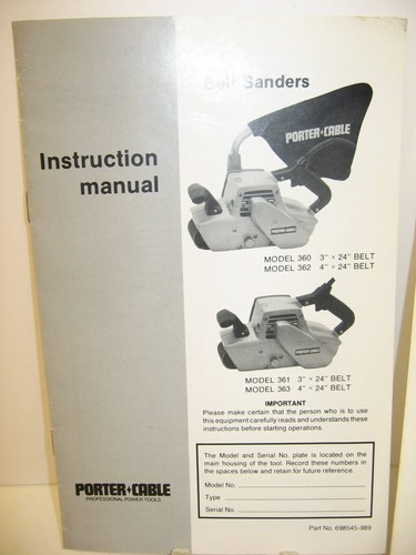 Manuale istruzioni 1989 - manuale,