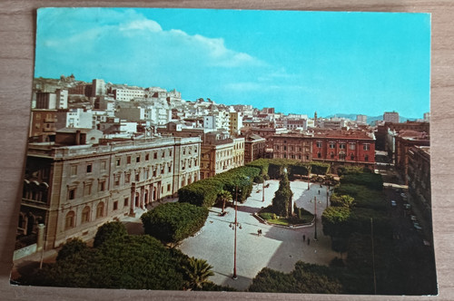 Cartolina italia cagliari - italia,