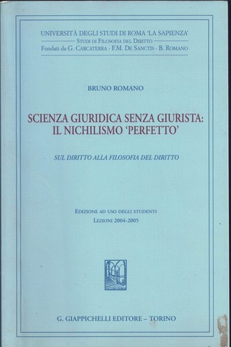 Scienza giuridica senza
