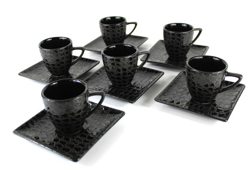 Set tazzine caffè - da, nere